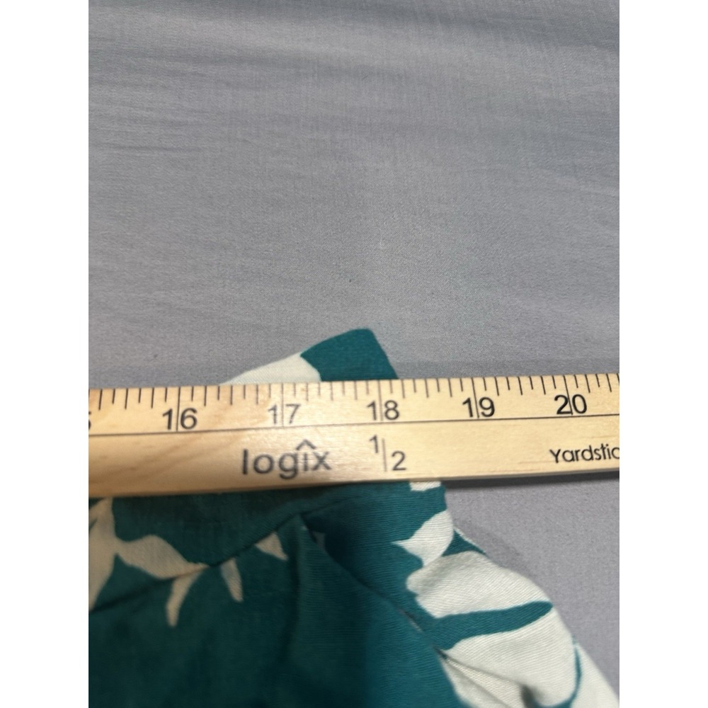 Torrid Lenny Floral Topical Hi‎ Low Tiered A-Line Midi Skirt Boho Teal 2X - Picture 3 of 7